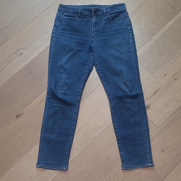 Talbots Jeans Women's sz 8 Heritage Ankle Mid Rise Denim Jean - Picture 2 of 14